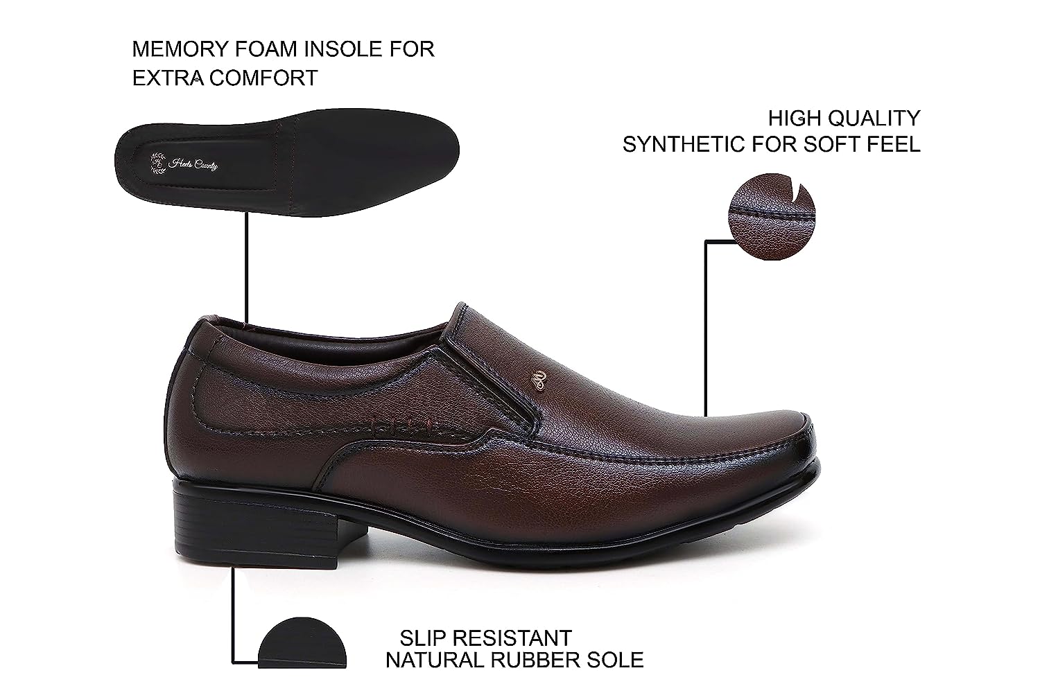 Mens soft leather hot sale formal shoes