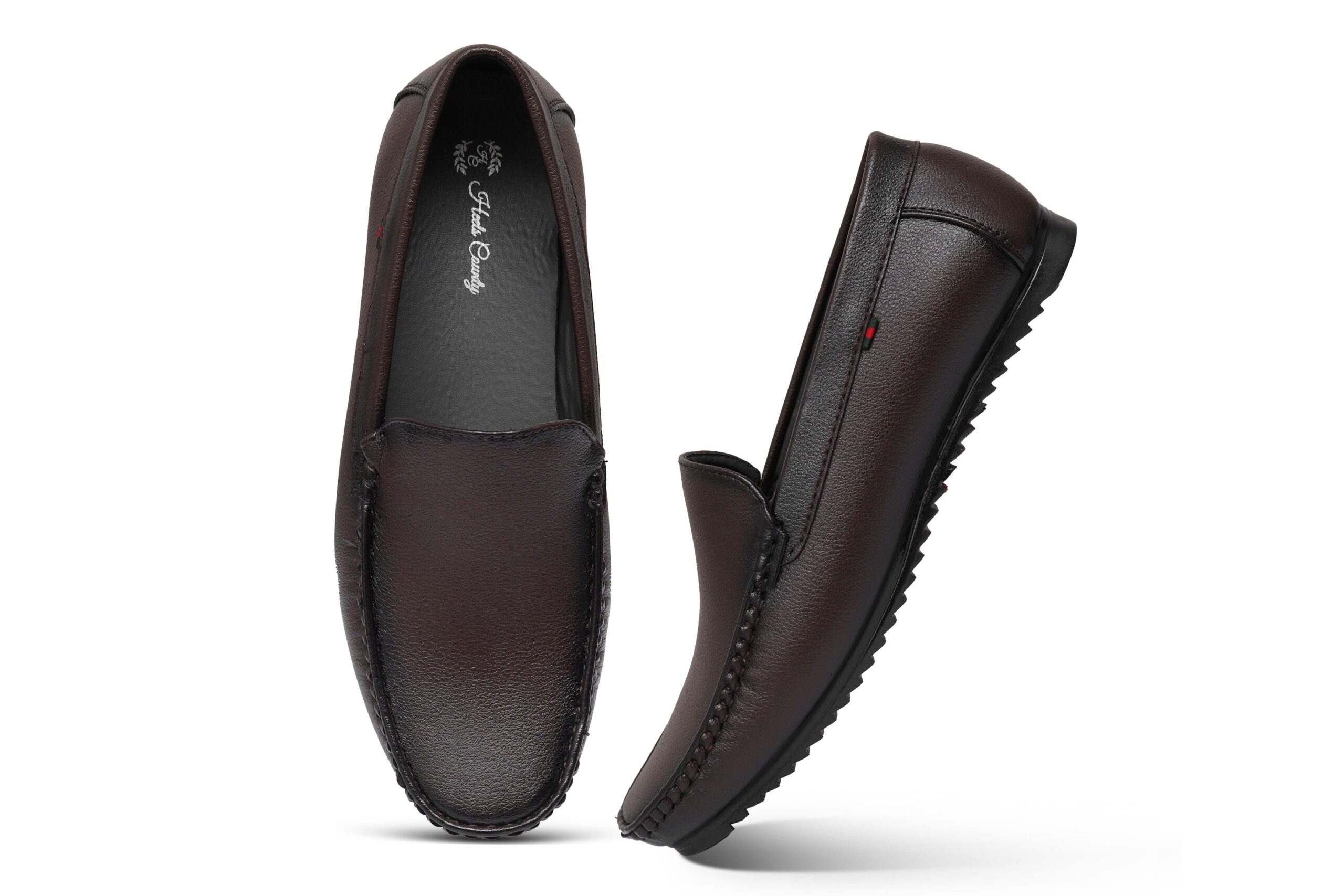 Mens clearance heeled loafers